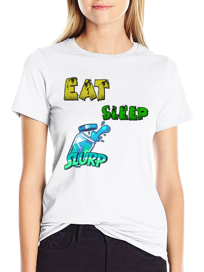 Eat Sleep Slurp Graphic Tee - Gamer T-Shirt