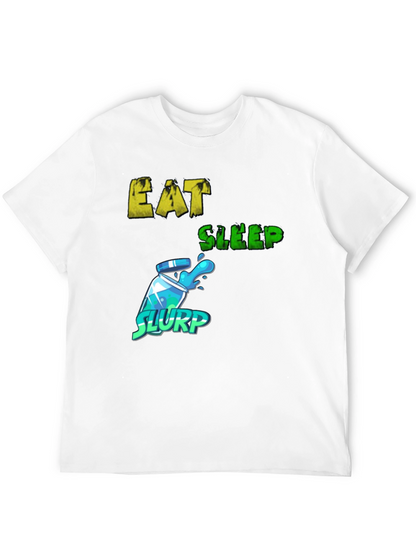 Eat Sleep Slurp Graphic Tee - Gamer T-Shirt