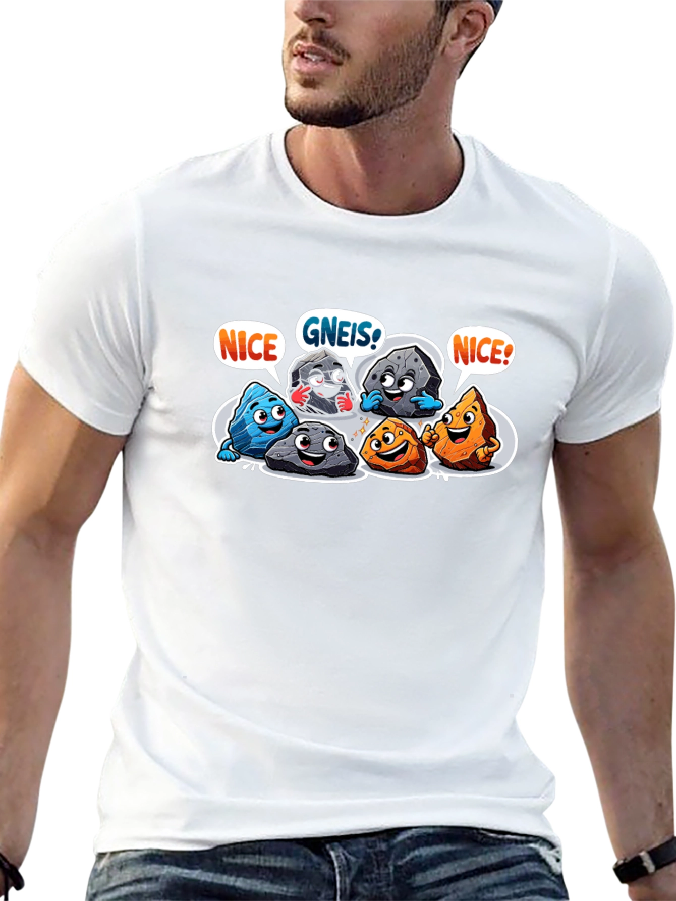 Funny Rock Puns Graphic T-Shirt