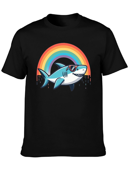 Rainbow Shark T-Shirt - Summer Vibes