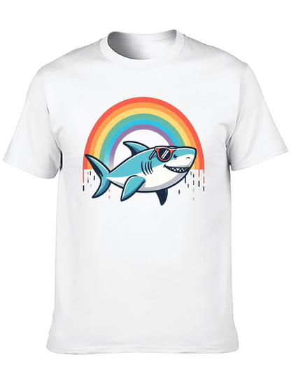 Rainbow Shark T-Shirt - Summer Vibes