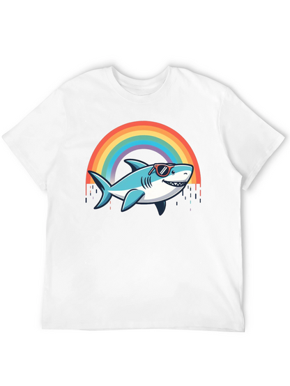 Rainbow Shark T-Shirt - Summer Vibes