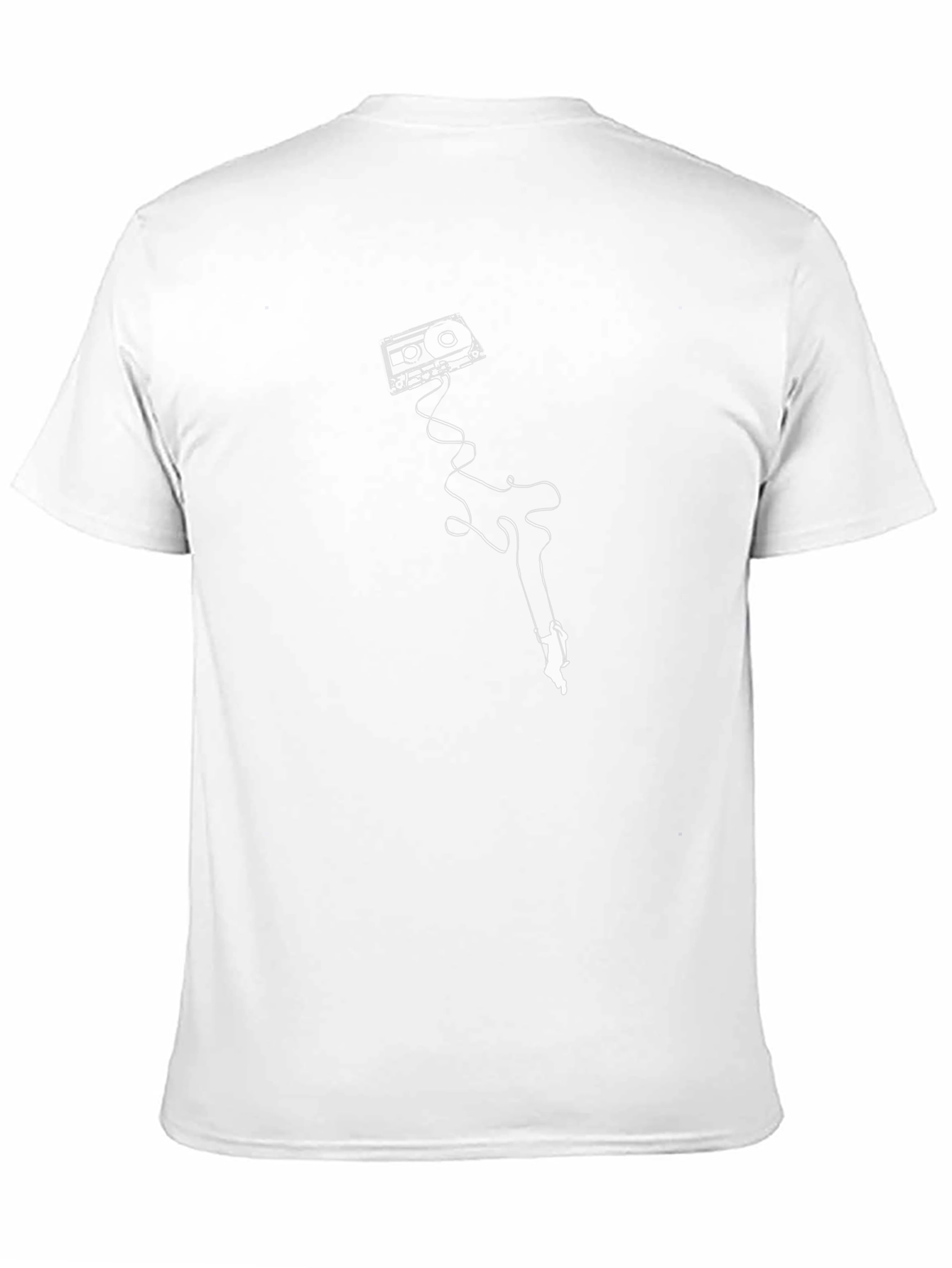 Cassette Tape Man T-Shirt - Retro Music Lover Tee
