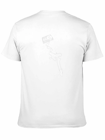 Cassette Tape Man T-Shirt - Retro Music Lover Tee