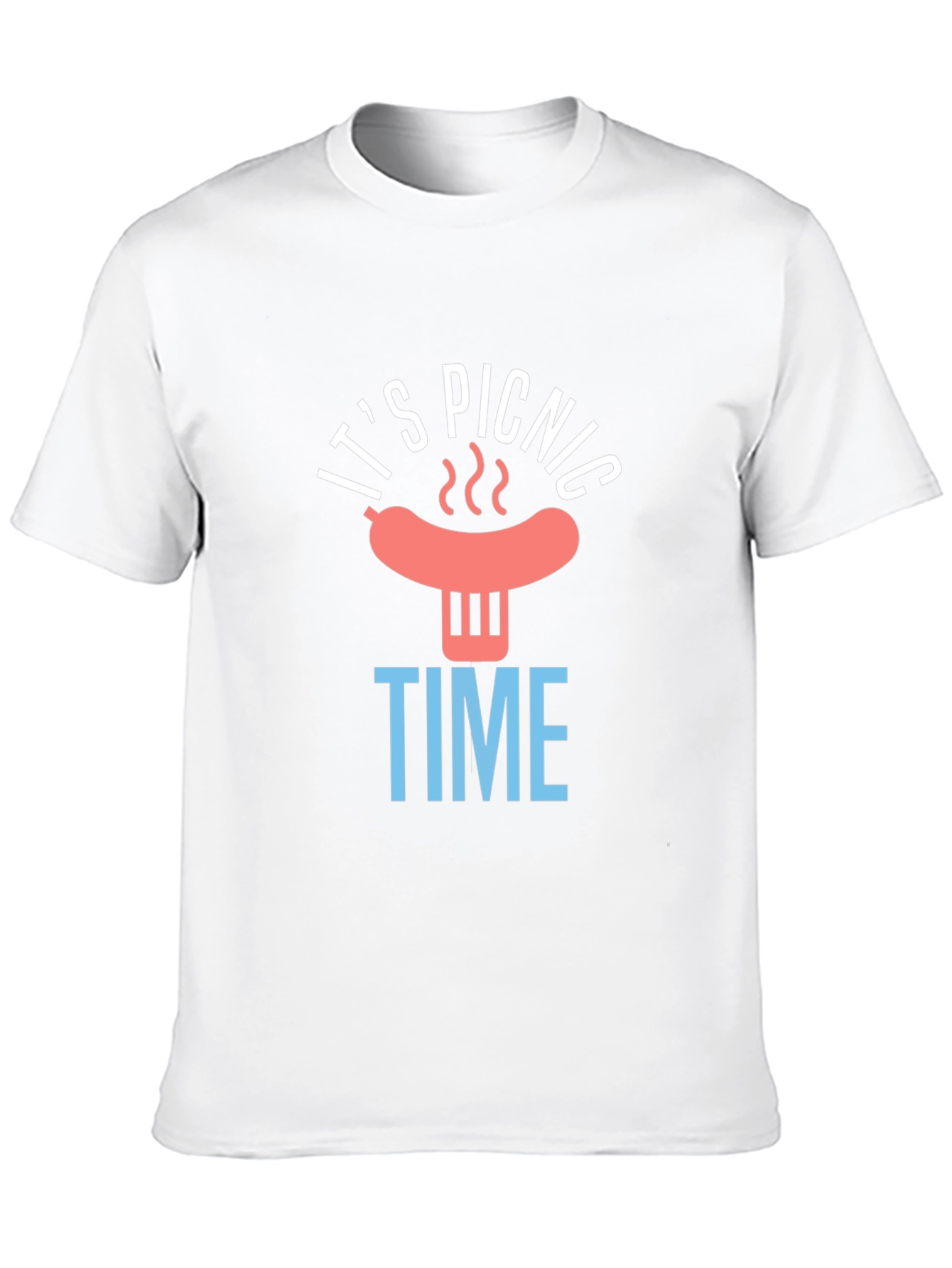 Its Picnic Time Black Graphic T-Shirt
