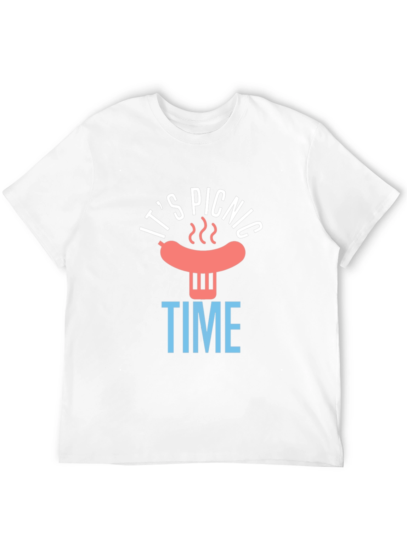 Its Picnic Time Black Graphic T-Shirt