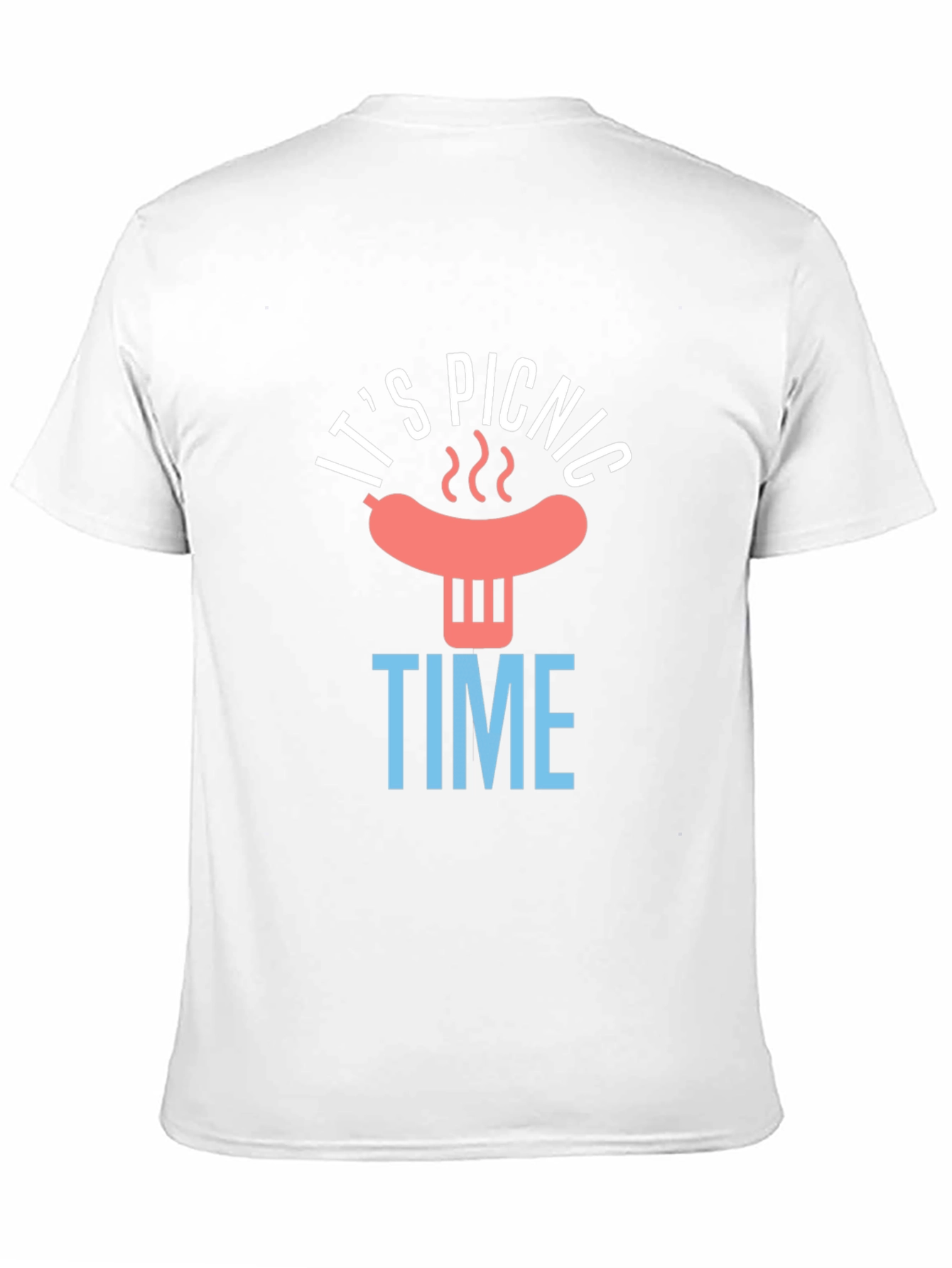Its Picnic Time Black Graphic T-Shirt