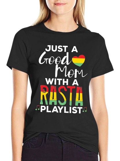 Rasta Mom T-Shirt - Reggae Music Lover