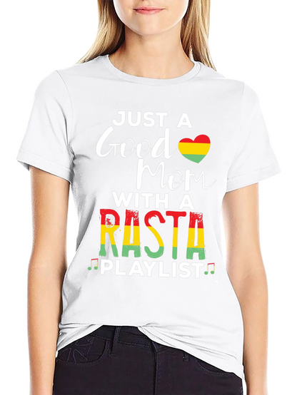 Rasta Mom T-Shirt - Reggae Music Lover