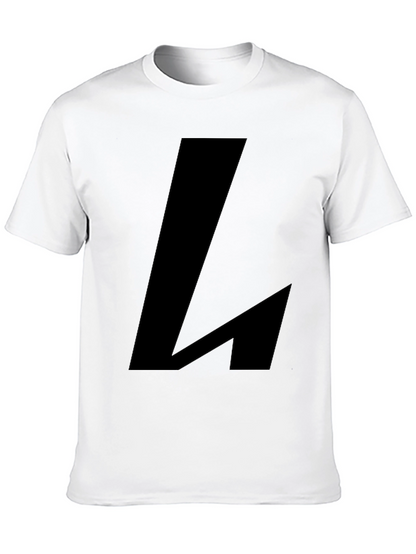 Bold Black L Graphic Tee