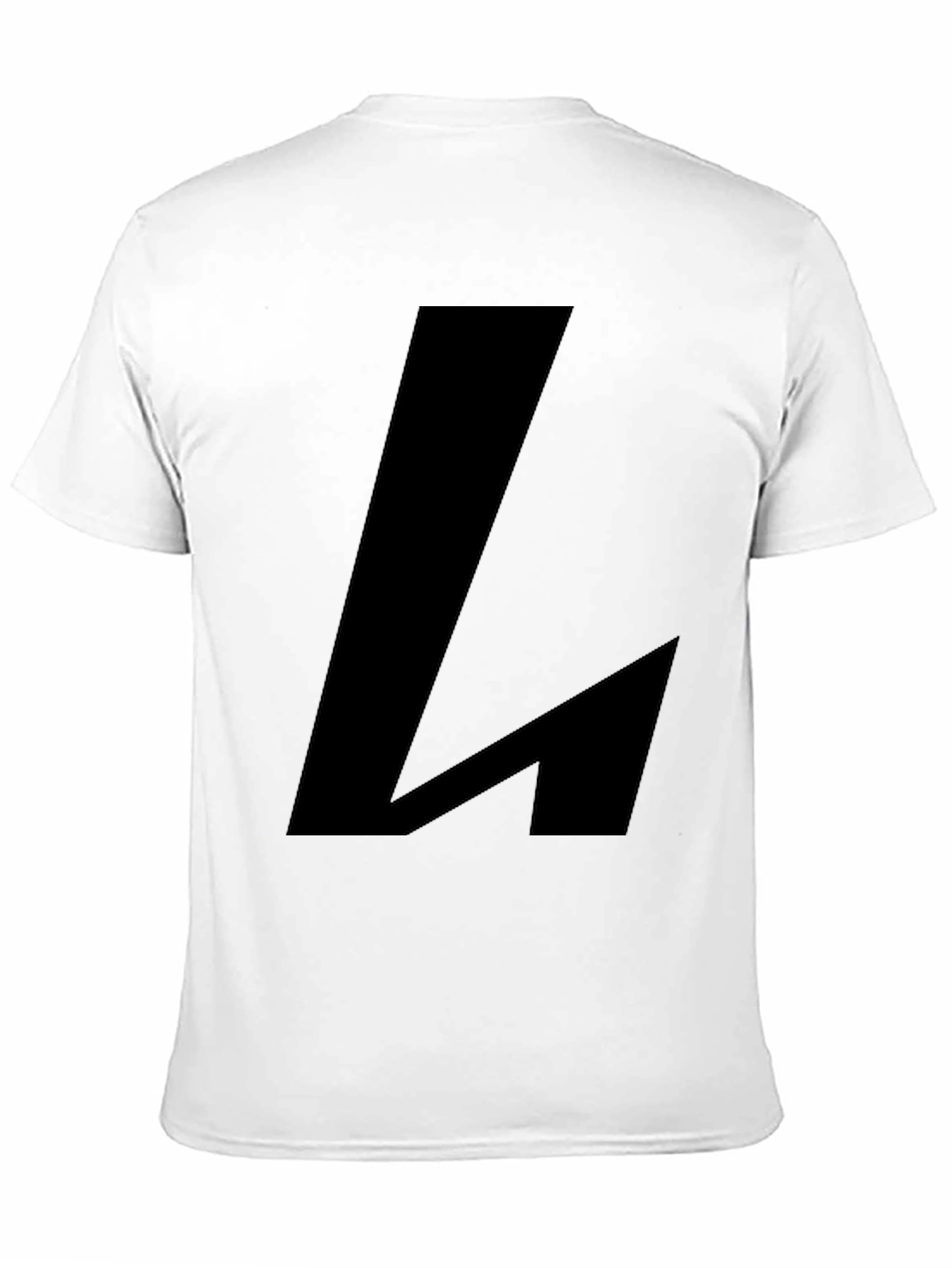 Bold Black L Graphic Tee