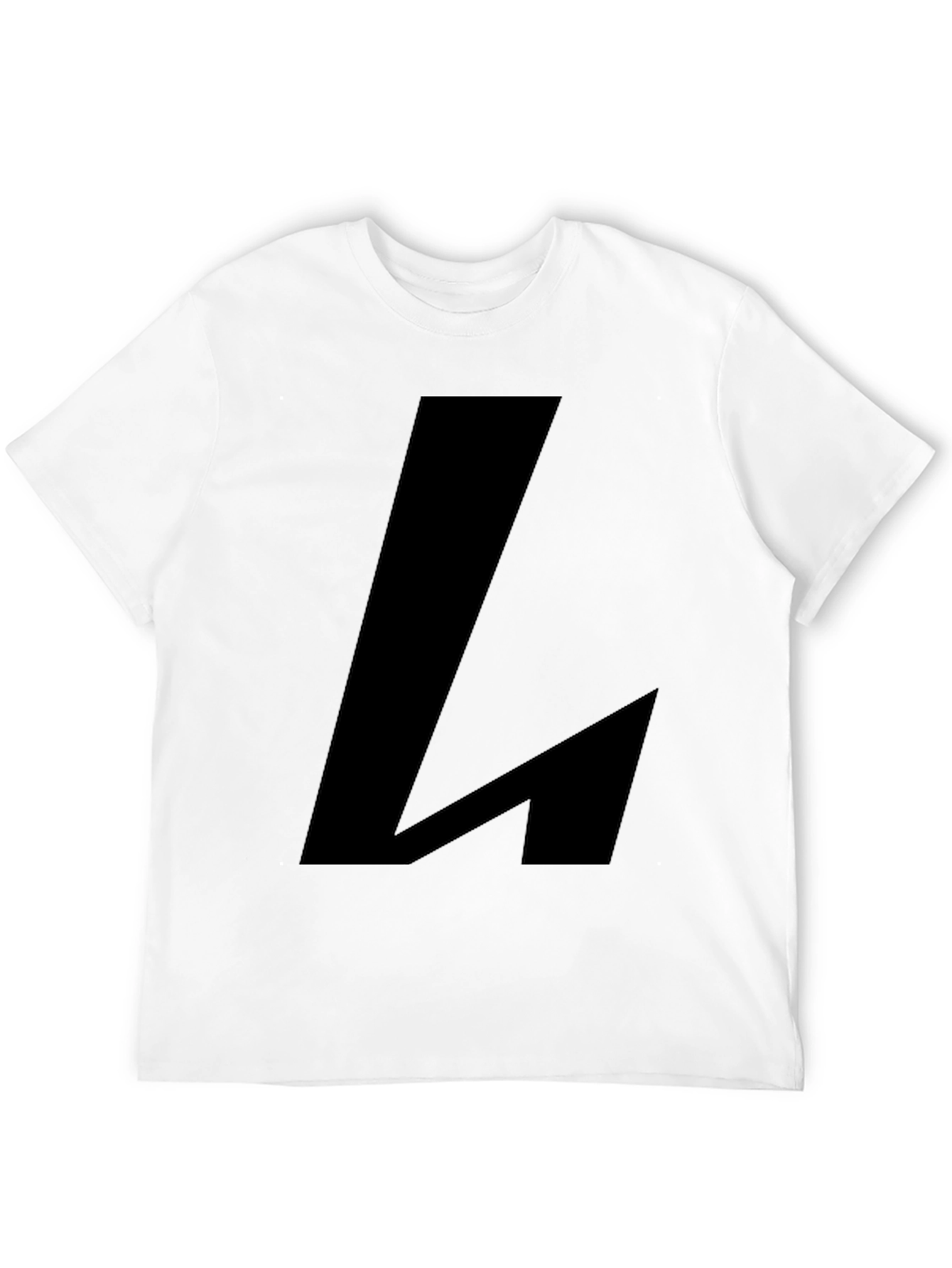 Bold Black L Graphic Tee
