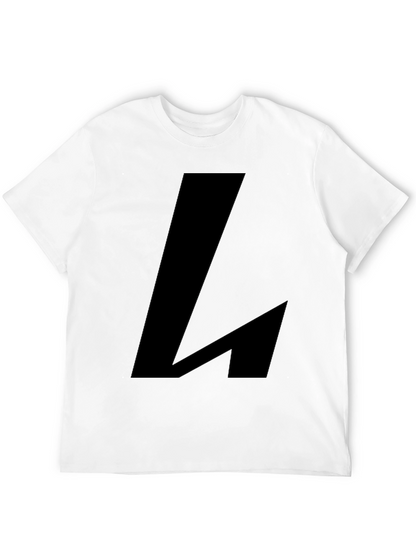 Bold Black L Graphic Tee