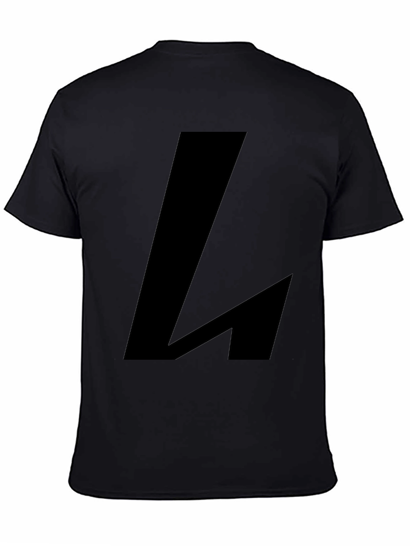 Bold Black L Graphic Tee