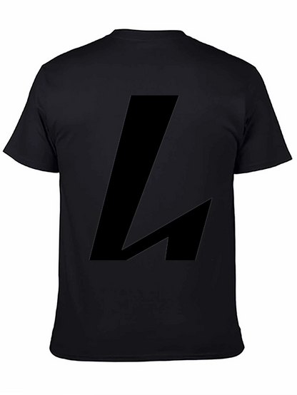 Bold Black L Graphic Tee