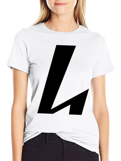 Bold Black L Graphic Tee