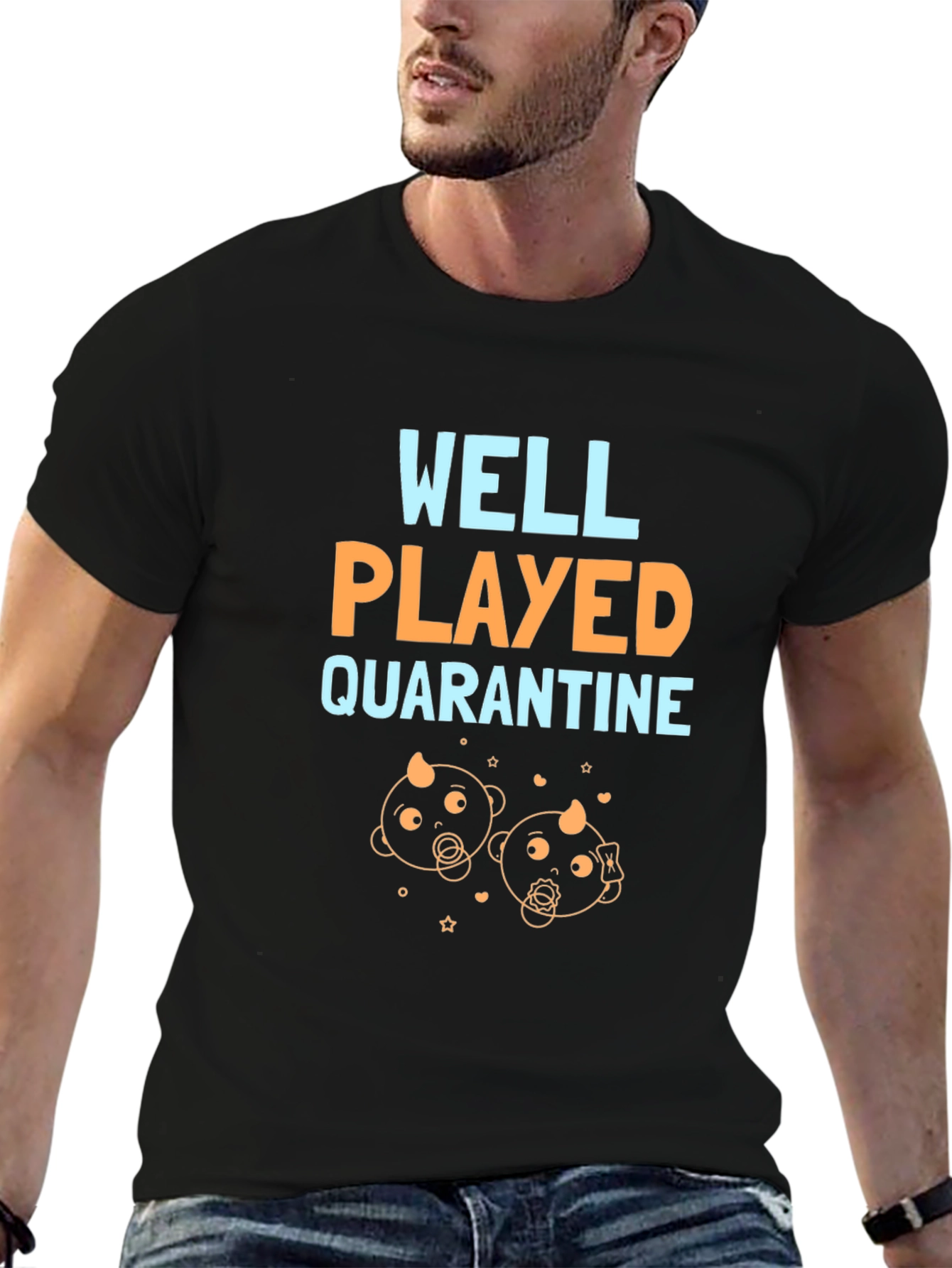 Well Played Quarantine Twins Graphic T-Shirt