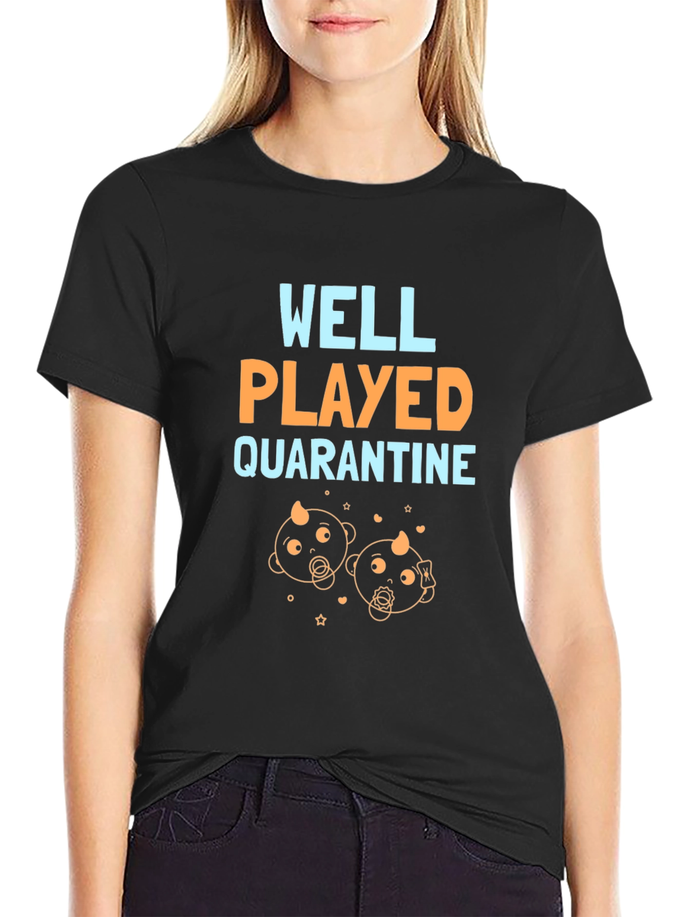 Well Played Quarantine Twins Graphic T-Shirt
