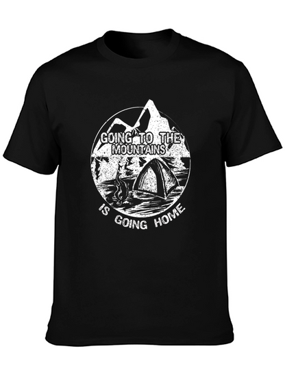Mountains are Home T-Shirt - Camping