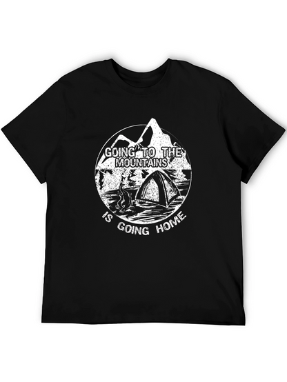 Mountains are Home T-Shirt - Camping