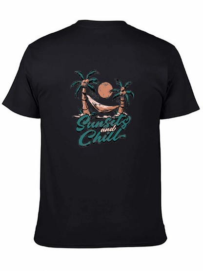 Sunset and Chill Graphic T-Shirt