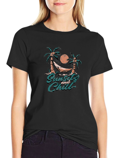 Sunset and Chill Graphic T-Shirt
