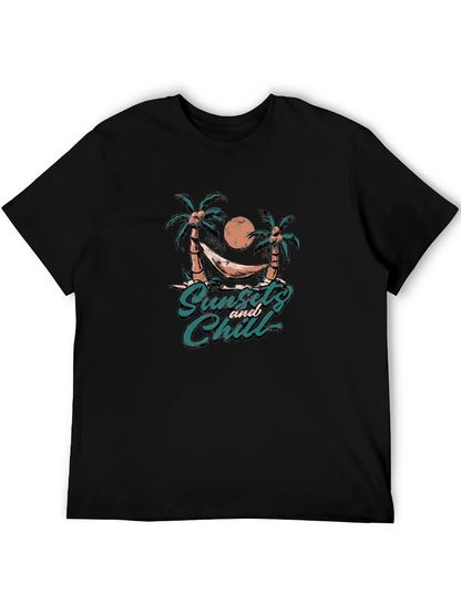 Sunset and Chill Graphic T-Shirt