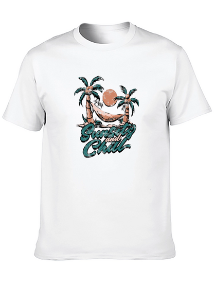 Sunset and Chill Graphic T-Shirt