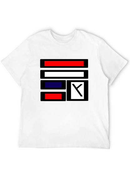 Abstract Block Graphic Tee