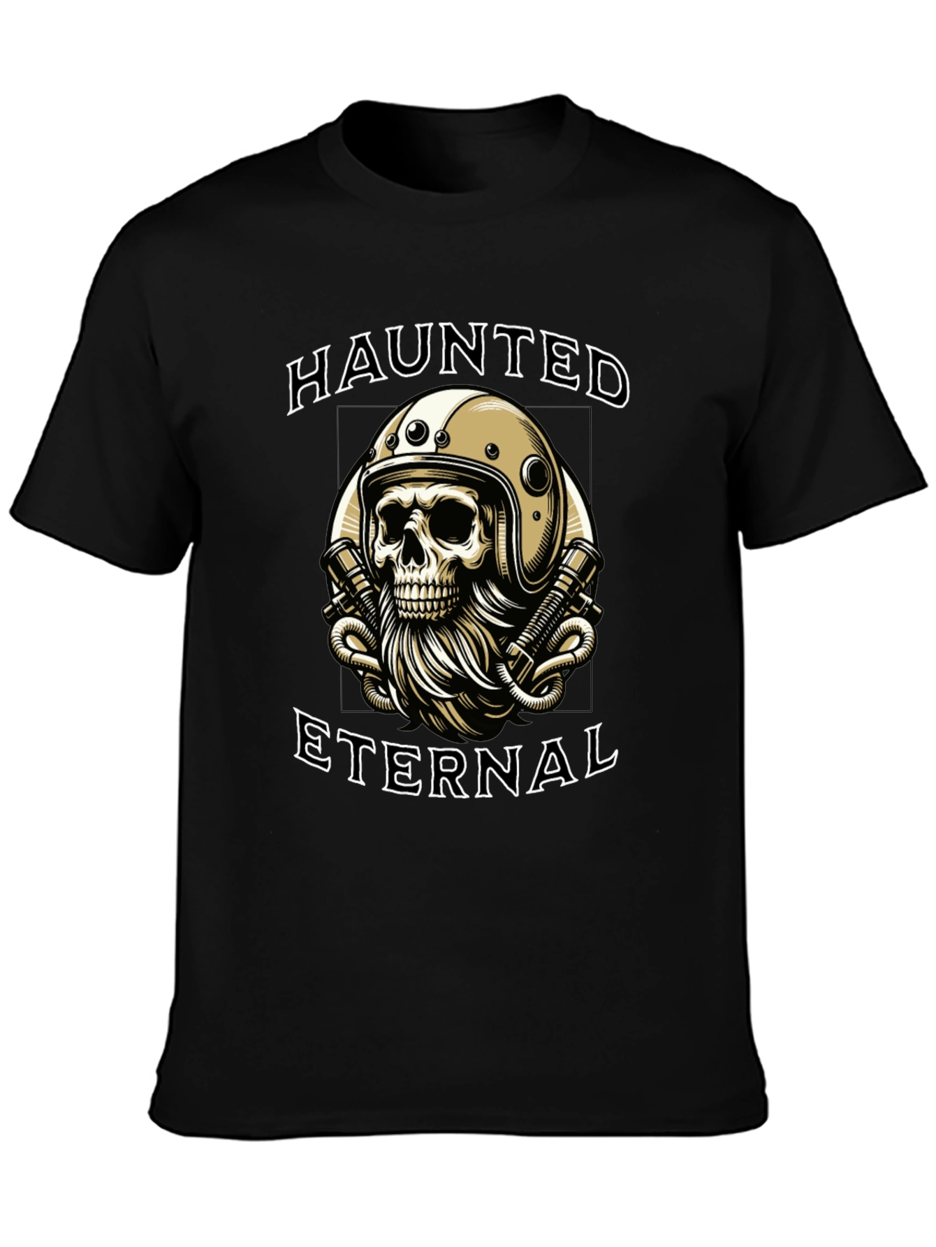 Haunted Eternal Skull Rider Graphic Tee