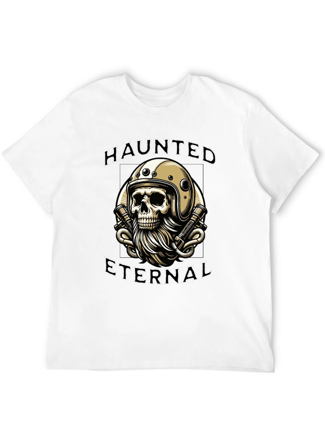 Haunted Eternal Skull Rider Graphic Tee