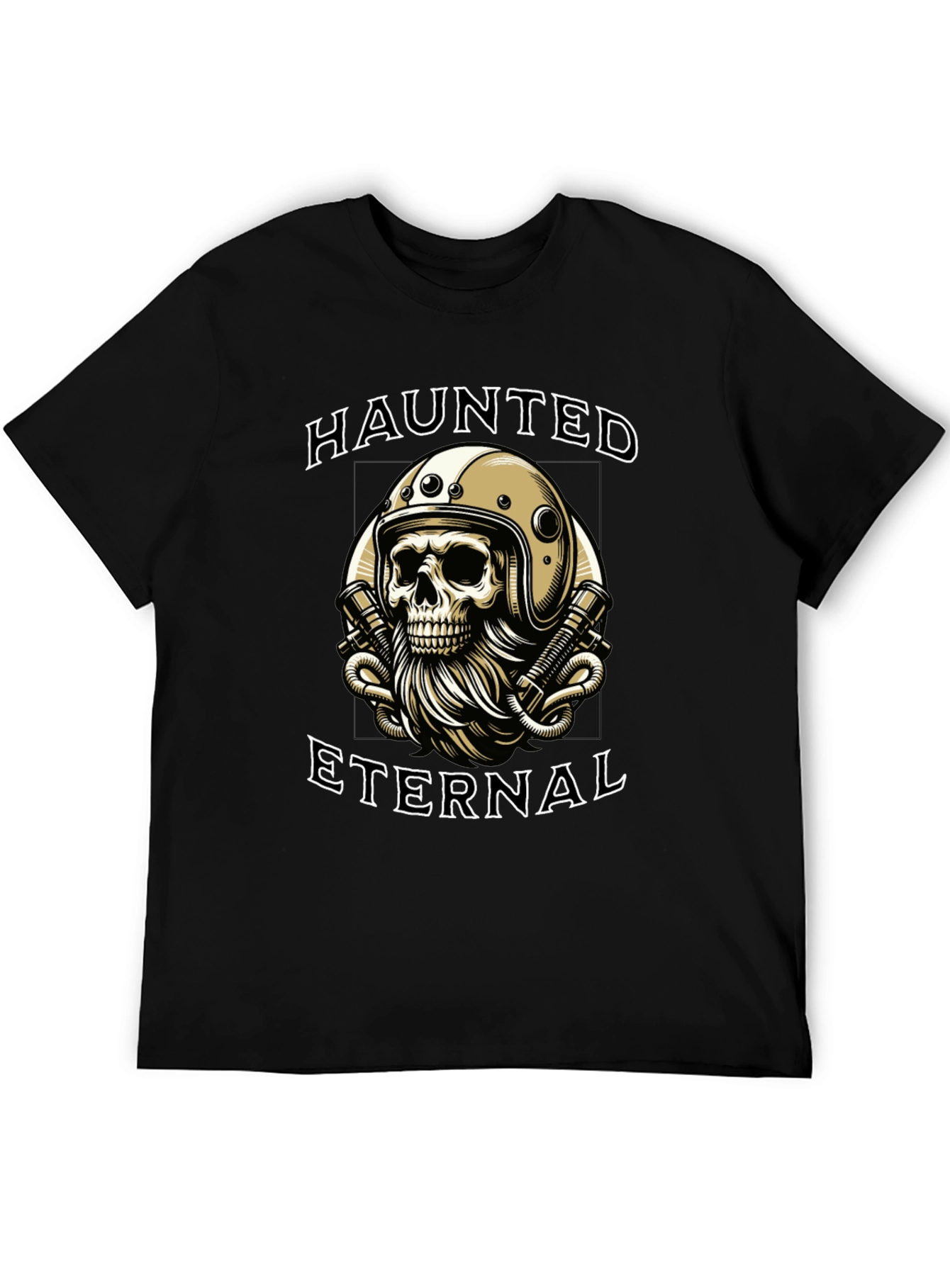 Haunted Eternal Skull Rider Graphic Tee