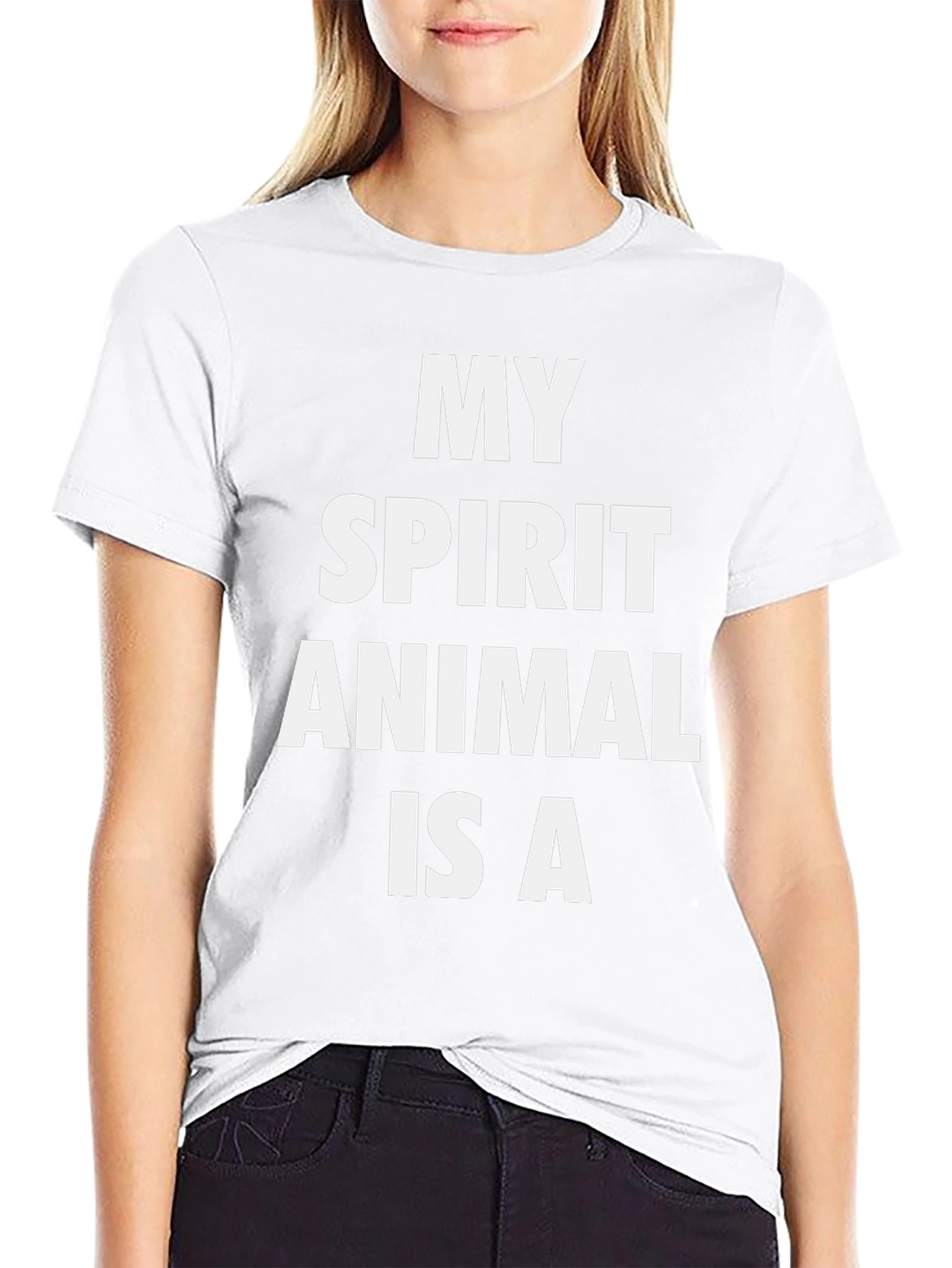 My Spirit Animal T-Shirt - Black Graphic Tee