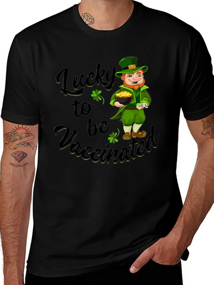 Lucky to be Vaccinated St. Patricks Day T-Shirt