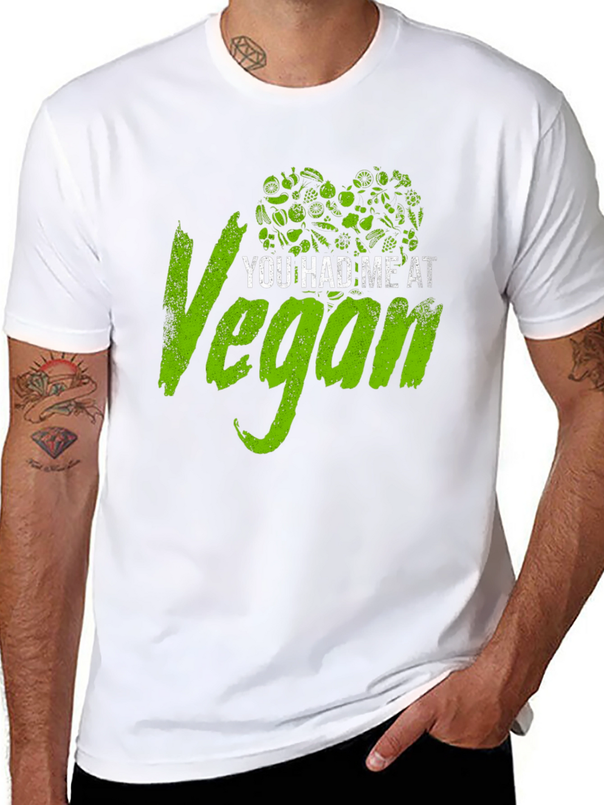 You Had Me at Vegan Black T-Shirt