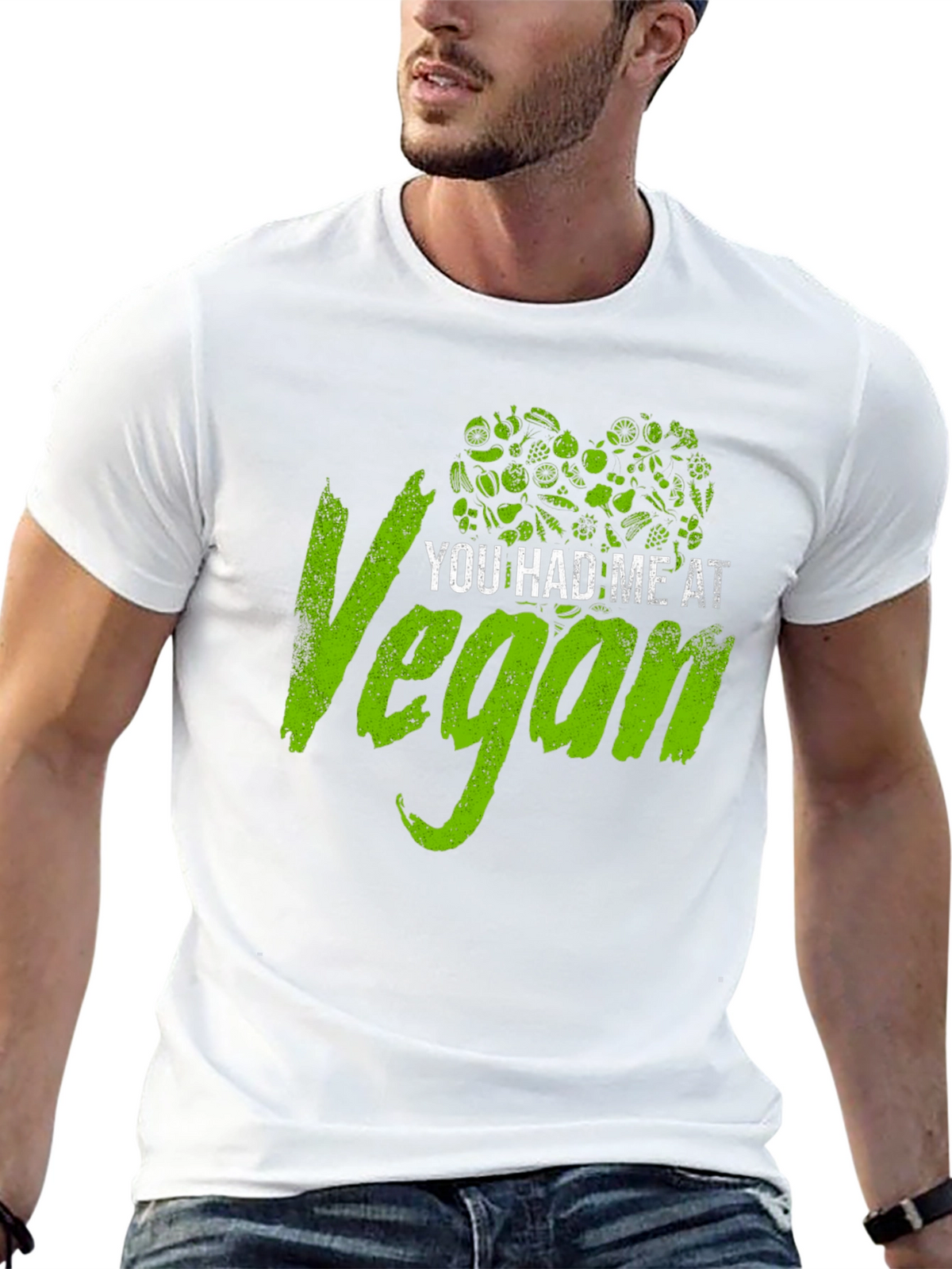 You Had Me at Vegan Black T-Shirt