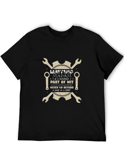 Mechanic Wit Graphic Tee - Writing Madam