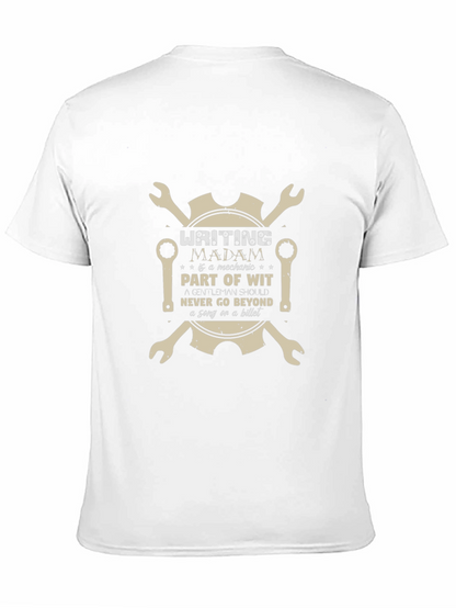 Mechanic Wit Graphic Tee - Writing Madam