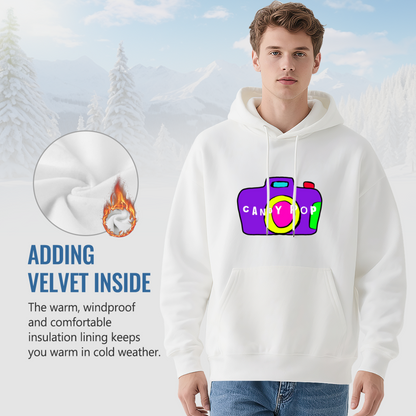CANDY POP Colorful Camera Graphic Hoodie