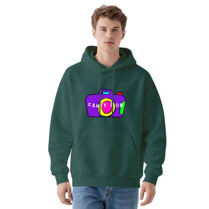 CANDY POP Colorful Camera Graphic Hoodie