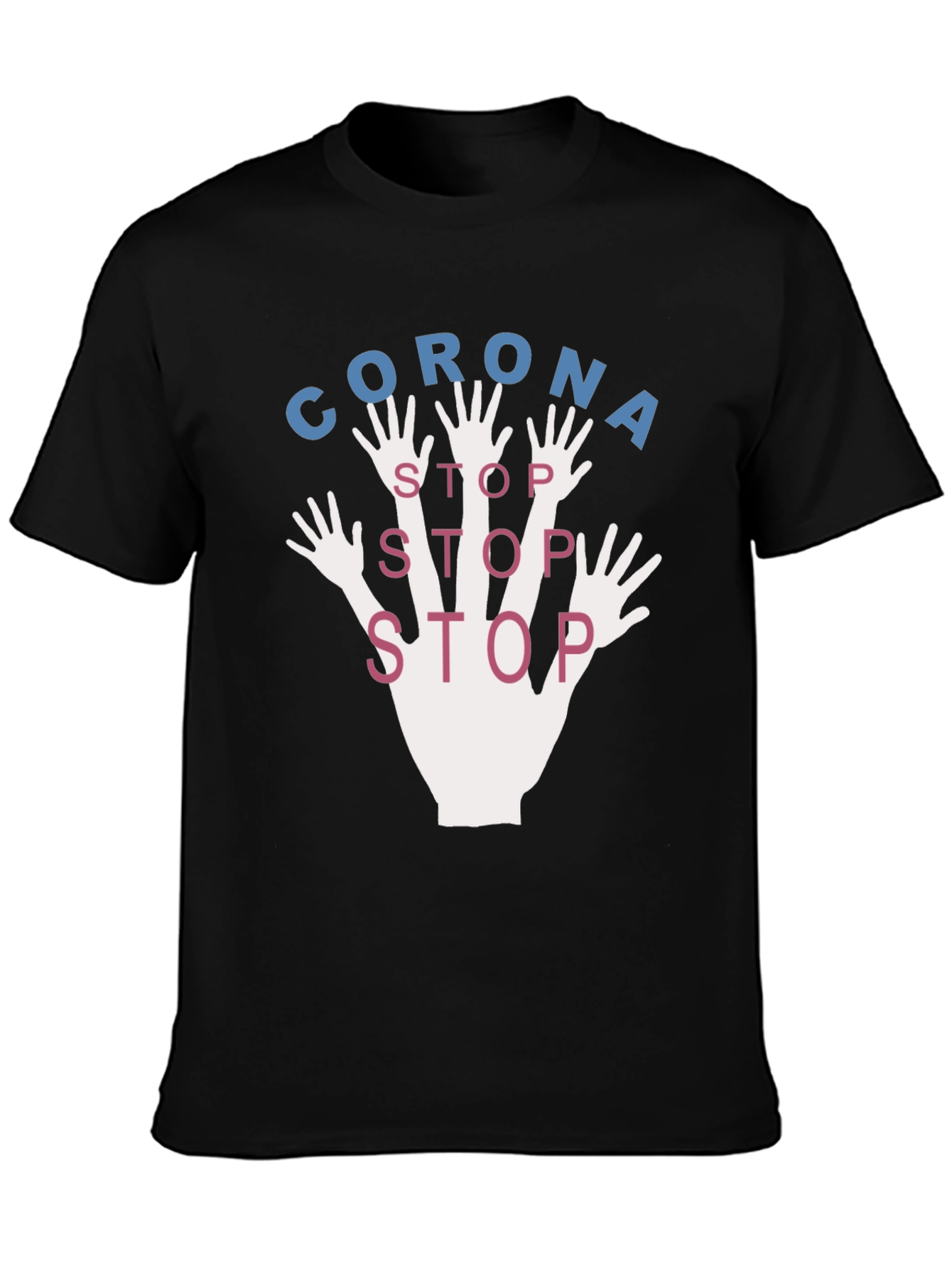 Corona Stop Graphic T-Shirt