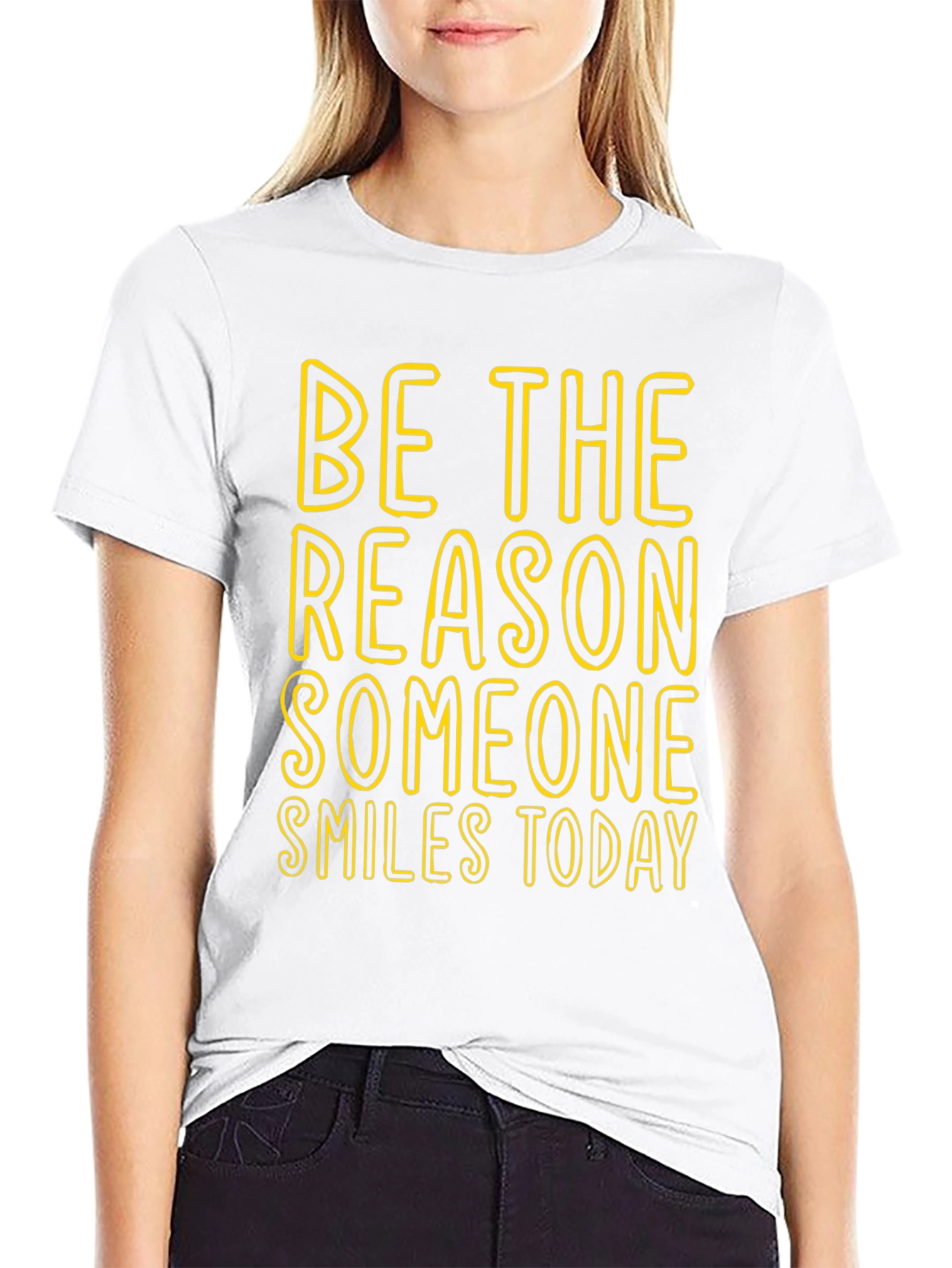 Inspirational Graphic Tee: Be The Reason Someone Smiles Today