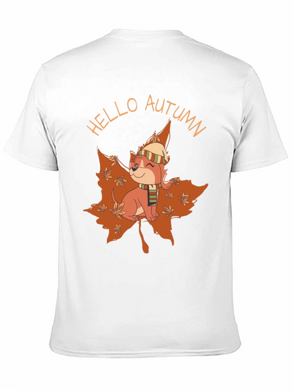 Autumn Pup T-Shirt - Hello Autumn Design