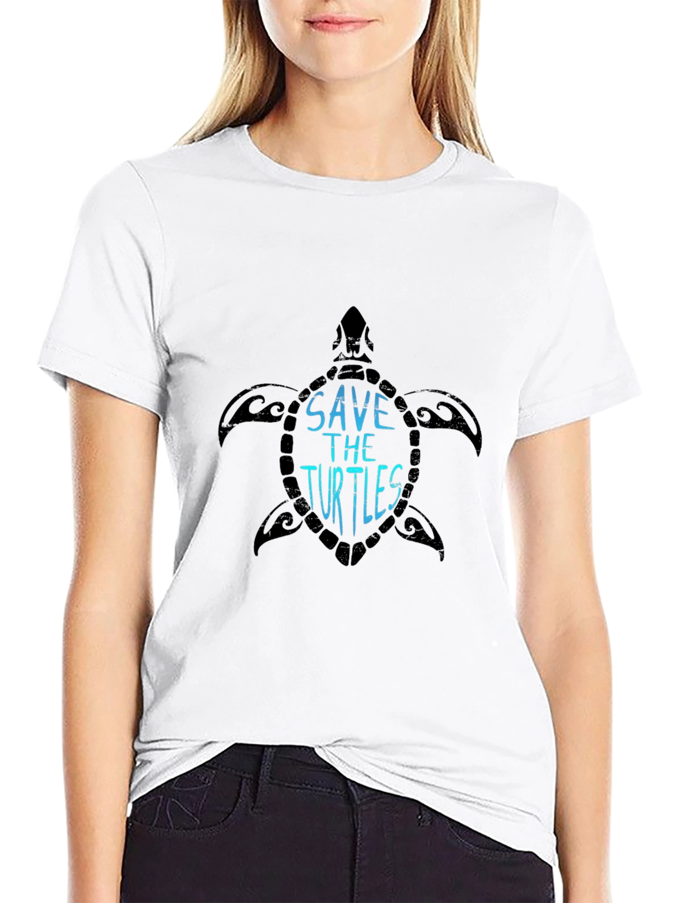 Save the Turtles T-Shirt - Black