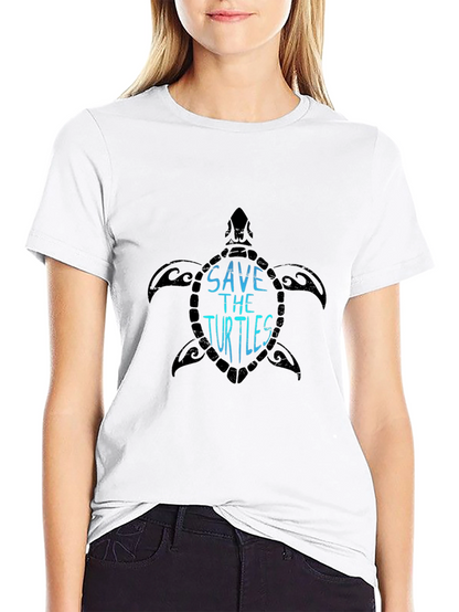Save the Turtles T-Shirt - Black