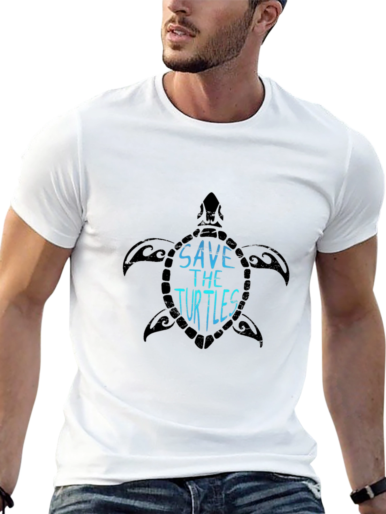 Save the Turtles T-Shirt - Black