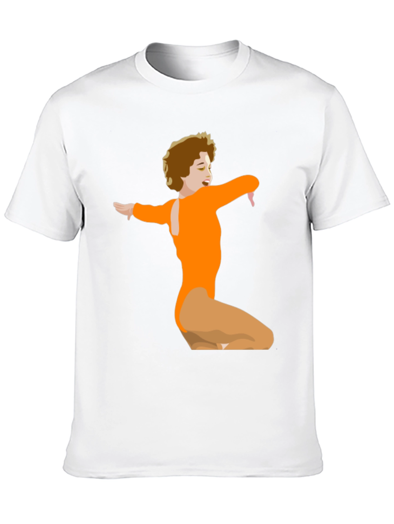 Retro Dance Graphic Tee - Black