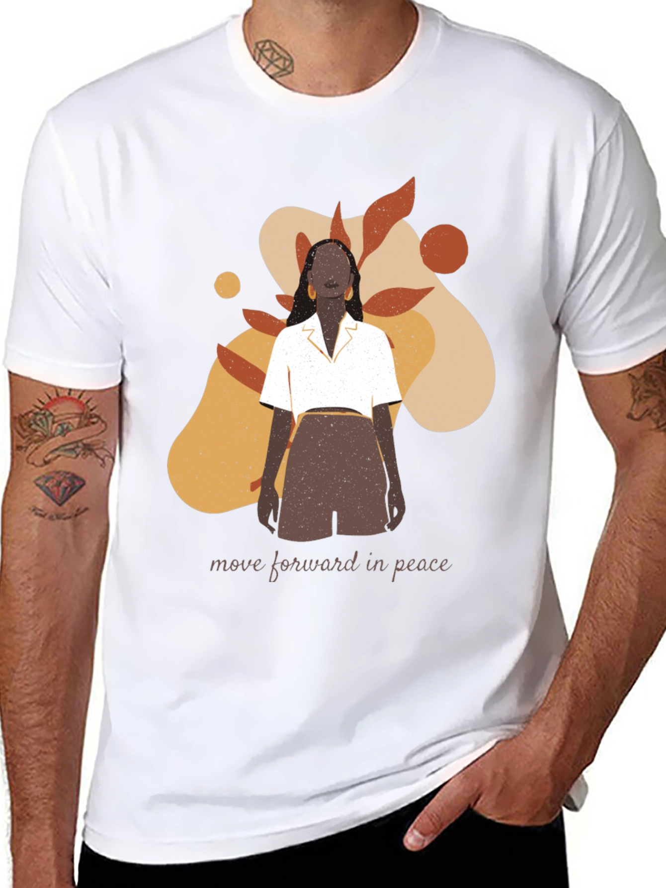 Move Forward In Peace Graphic Tee
