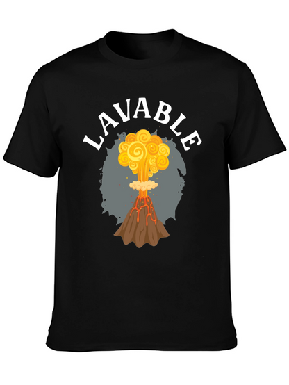 LAVABLE Volcano Eruption Graphic T-Shirt