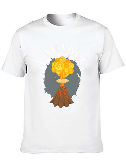 LAVABLE Volcano Eruption Graphic T-Shirt